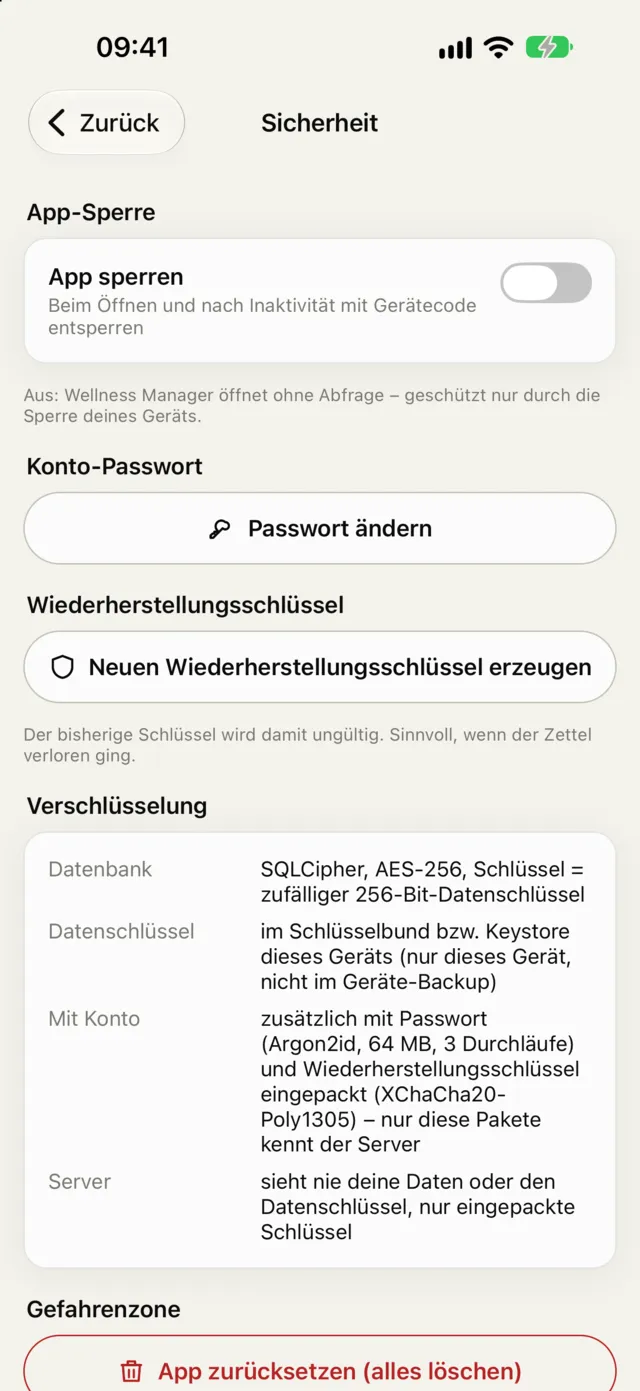 Sicherheit: App-Sperre und Verschlüsselung auf dem Gerät